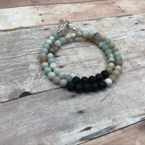Gemstone Double Bracelet